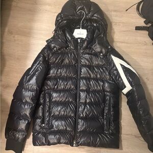Moncler Glossy Dark Puffer Jacket